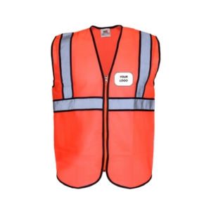 SAFETY ORANGE JACKET WITH LOGO
