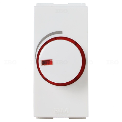 GM - Four Five - White - (AA1034) - 1M 4 Step Dimmer Fan Regulator - 1